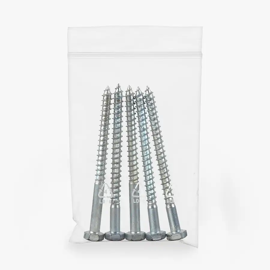 Druckverschlussbeutel neutral mit Inhalt