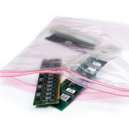 Minigrip Druckverschlussbeutel AST antistatisch 80µ rosa eingefärbt