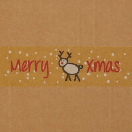 Weihnachtsband-Rentier-merryxmas-Rolle
